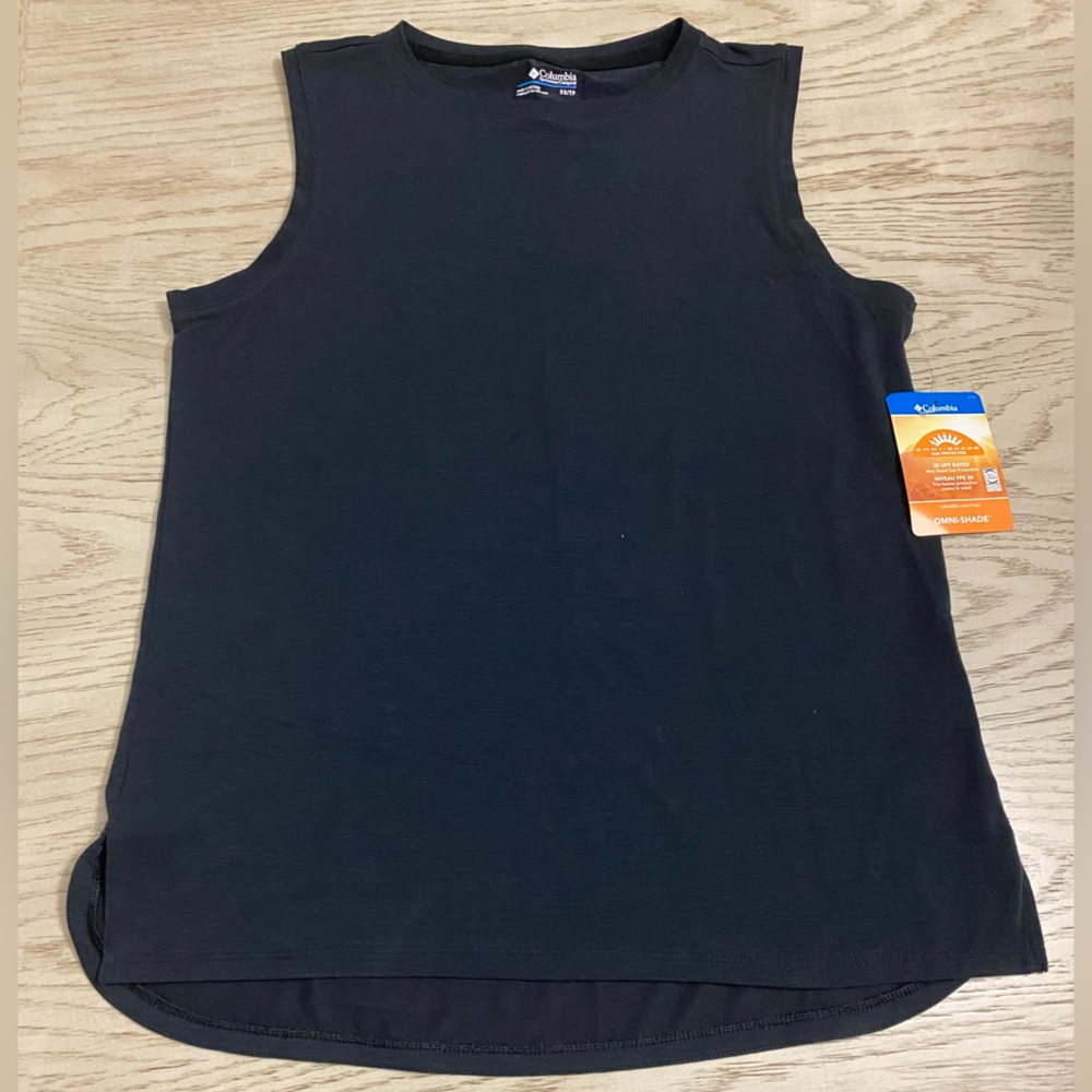Columbia Womens Black Sleeveless Tank Top